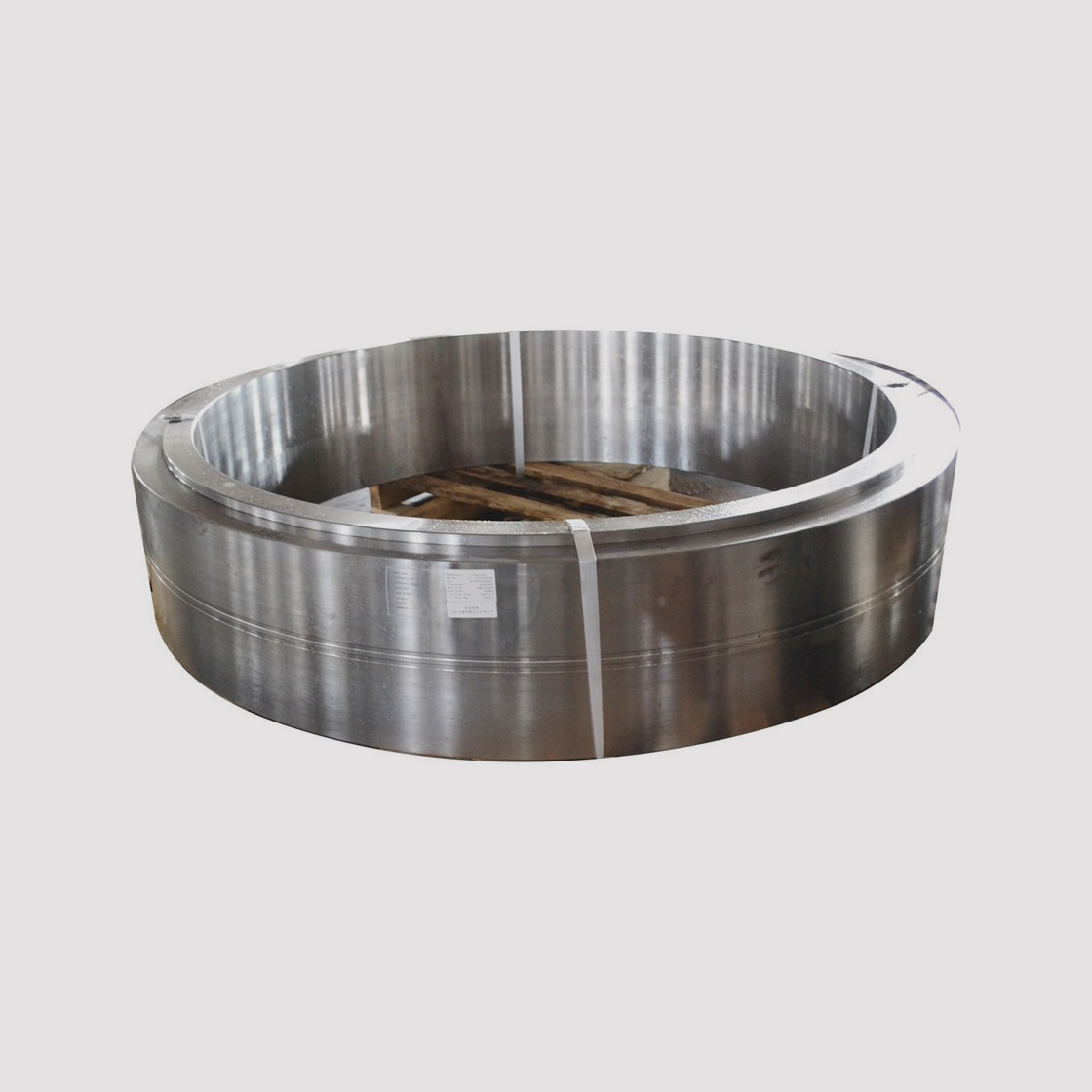 Gesmede St52 S355 stalen ring - kogelkraancomponent voor zwaar gebruik - duurzame metalen afdichtring